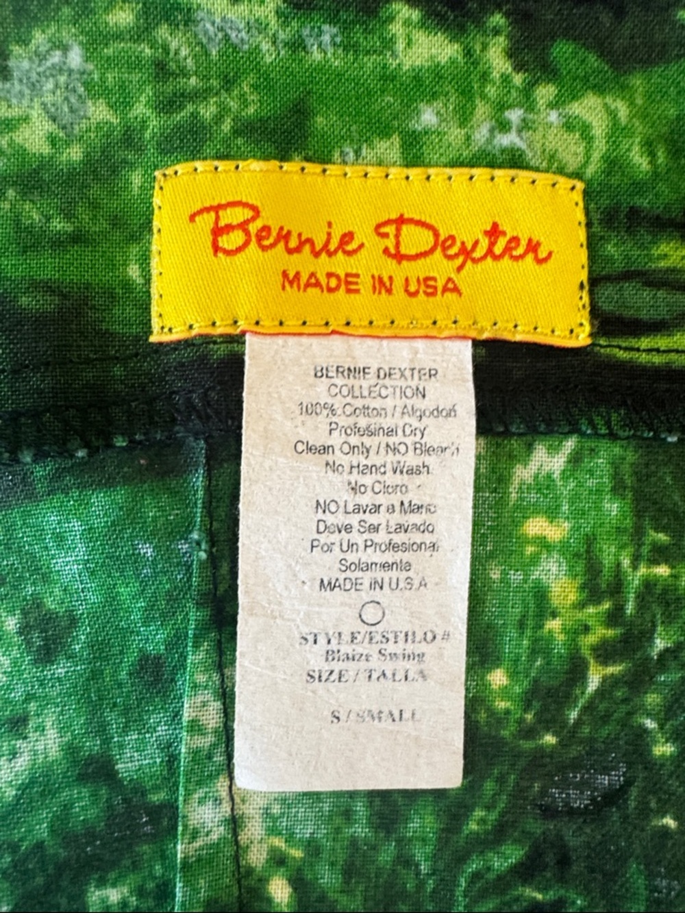 Bernie Dexter Chelsea Dress Fairview Landscape Print Size S - Picture 11 of 15